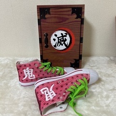 鬼滅の刃　ねず子スニーカー　新品未使用(25.0㎝)の画像