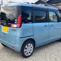 車検６年３月　スペーシア　分割可　プッシュスタート　ナビ　テレビの画像