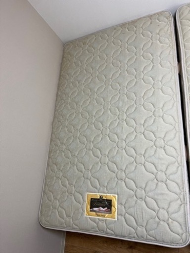 シモンズ　セミダブルベッド　ダブルクッション　フレームセット　ビューティーレスト