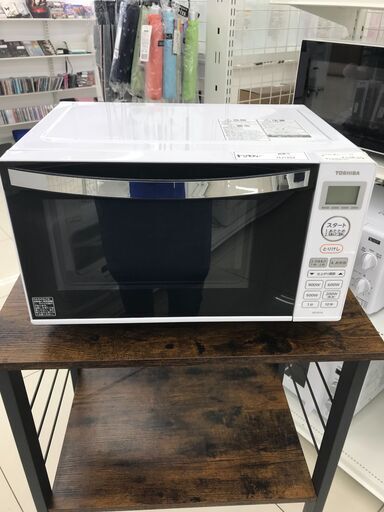 ★ジモティ割あり★ TOSHIBA 電子レンジ  19年製 動作確認／クリーニング済み HJ1252
