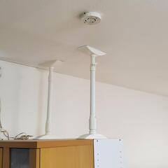 地震対策！耐震 突っ張り棒 幅50～80cmに対応 2本セット