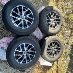 ランクルプラド使用　スタッドレスタイヤホイールセット