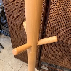 【品川区リサイクルショップ】無印良品 MUJI ラバー材コートスタンド ポールハンガー ハンガーラック コートラックの画像