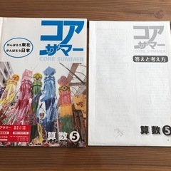 コアサマー　算数5年