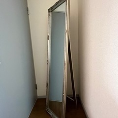姿見 全身 ロココ調 姿見鏡 スタンドミラー アンティーク 木製...