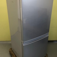 【送料・設置無料 地域限定】シャープ 2018年製 2ドア冷蔵庫137L SJ-D14D R5-0058の画像