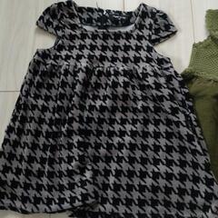90cm　冬ワンピース、ベストの画像