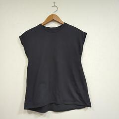 ユニクロ　キッズ　黒　ノースリーブ Tシャツ　150　エアリズム