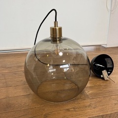IKEA ペンダントライト　ヤーコブスビン スモーク 30cm,...