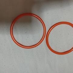 オレンジ色ブレスレット２個