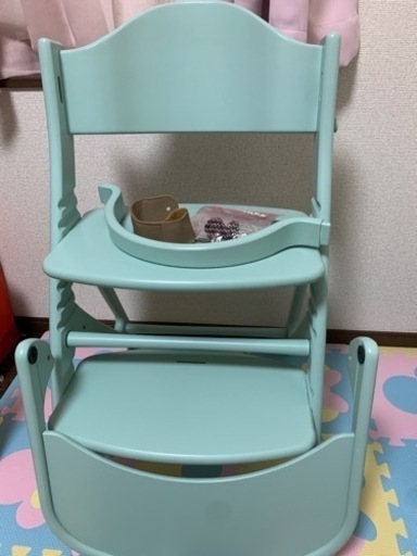 【美品】affel アッフルチェア　ハーブグリーン