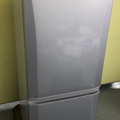 【地域限定 送料・設置無料】三菱 2017年製 2ドア冷蔵庫 MR-P15A-S R5-0048の画像