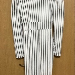 白ストライプ　ワンピース　あげますの画像