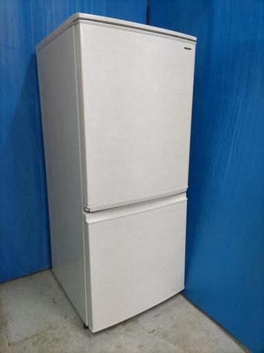【交渉中】SHARP　シャープ　2ドア　冷蔵庫　137L  2018年製　SJ-D14D-W