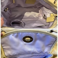  COACH(コーチ) シグネチャー 2WAY トート ロングショルダーバッグ 斜め掛け 13139 ベージュ キャンバス×レザー【ブランドバッグ】 【中古】 の画像