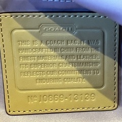  COACH(コーチ) シグネチャー 2WAY トート ロングショルダーバッグ 斜め掛け 13139 ベージュ キャンバス×レザー【ブランドバッグ】 【中古】 の画像