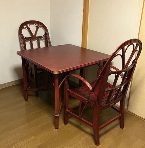 村田合同　CASABLANCA ダイニングテーブル、チェア二脚