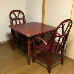 村田合同　CASABLANCA ダイニングテーブル、チェア二脚