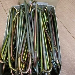 キャンプ用ペグ100本（150x5）&ハンマー