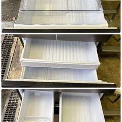 SHARP シャープ ノンフロン冷凍冷蔵庫 SJ-MF46J-H 2022年製 457L 動作確認済 美品 直接引取大歓迎‼ 地域限定有料配送サービスあり‼