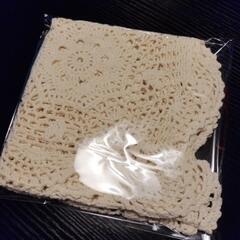 【引渡し予定】【半額以下】レース編み テーブルセンター 家電カバーの画像