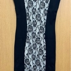 黒前レースワンピ　あげます