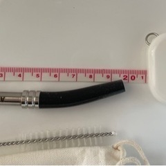 フィルター機能 ステンレス製 携帯用ストローの画像