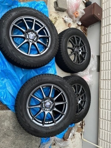 スタッドレスタイヤホイール4本セット　YOKOHAMA iceGUARD GO75