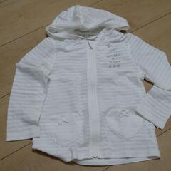 【子供服】薄手ジップアップパーカー2枚セット(110cm)の画像