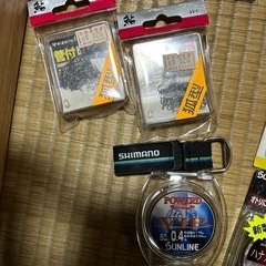 鮎釣り　針　上糸　ライン　未使用　箱に入ってる使いかけのものの画像