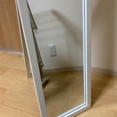 姿見　スタンドミラー　ホワイトの画像