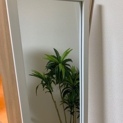 姿見　スタンドミラー　ホワイトの画像