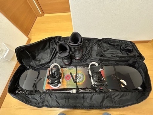 スノボードセット ブーツ、ケース付き