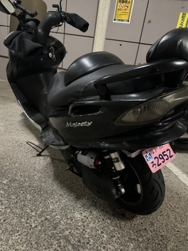 注文 マジェスティ125FI エンジン始動OK/社外マフラー/動画有/全国配送可