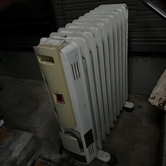 オイルヒーター現状で。