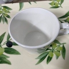 白いカップ、マグカップ、コーヒー紅茶に！