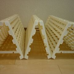 ベルメゾン 軽量樹脂折りたたみすのこベッド ＜シングル＞【布団が干せる】ホワイトの画像