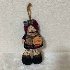 木のカントリー人形(オーダー手作り品)の画像
