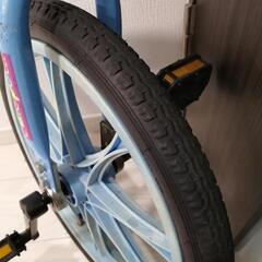 最終値下げ!1輪車moderno18インチブルーパンク無しの画像