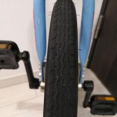 最終値下げ!1輪車moderno18インチブルーパンク無しの画像