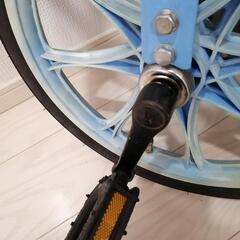 最終値下げ!1輪車moderno18インチブルーパンク無しの画像