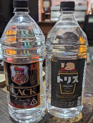 ウィスキー　4L　ペットボトル　2本 空ペットボトル 4L 「ニッカウイスキー」 ご希望の本数を