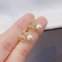 ミニー　ピアス　パール　ディズニーの画像