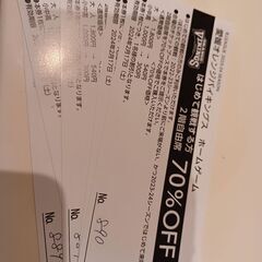 愛媛オレンジバイキングス　ホームゲーム割引券5枚