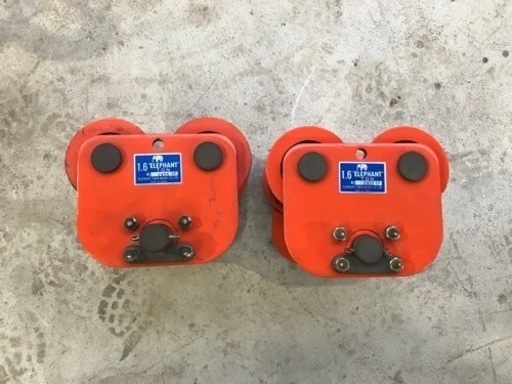 象印　1.6ｔ プレーントロリー ◆ チェーンブロック