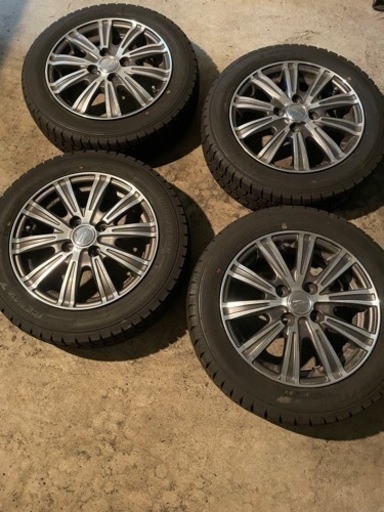 155/65r14 スタッドレス、アルミ四本