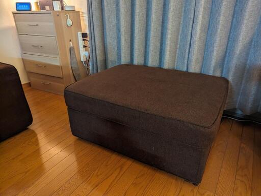 【セット交渉中】IKEA KIVIK オットマン 収納付き / イケア シーヴィク