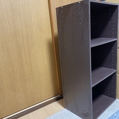 【お取引中】カラーボックス  3段  ブラウン  の画像