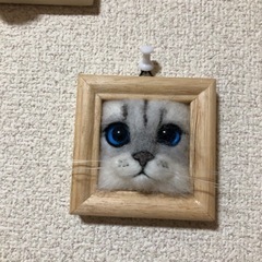 ハンドメイド　羊毛フェルト　一点物　猫ちゃん　②