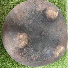 茶釜　南部鉄器　茶道具　灰皿　風炉釜　インテリア　 口直径18cm 高さ　21cm の画像